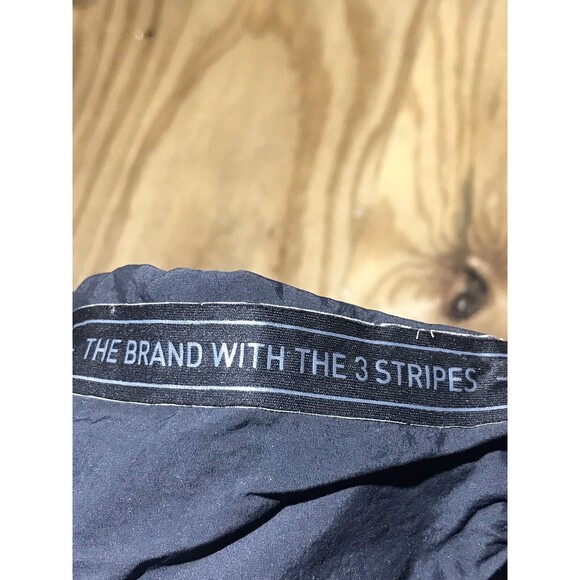 adidas full zip crewneck sweatshirt Men M Black G8 - Picture 9 of 9